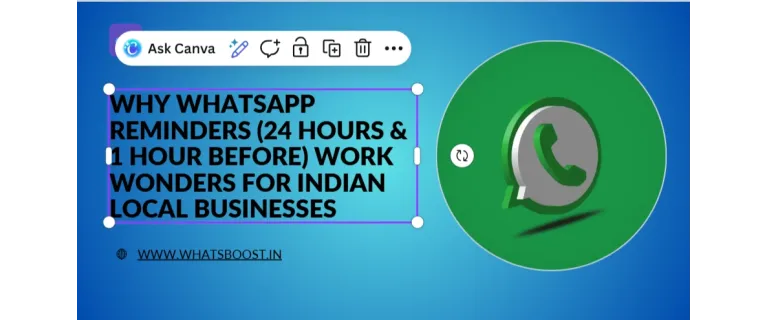 Les rappels WhatsApp 24h et 1h avant : le secret de la réussite des entreprises locales en Inde